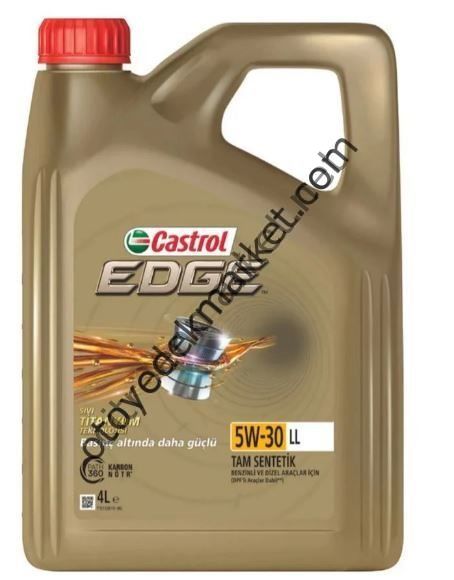 Castrol 5w30 EDGE 5 Litre Motor Yağı Partiküllü  (Casrtol)