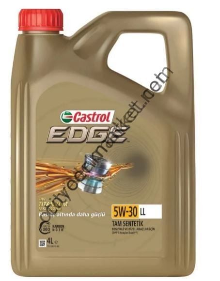 Castrol 5w30 EDGE 4 Litre Motor Yağı Partiküllü  (Casrtol)