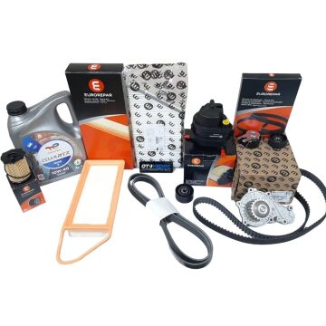 Peugeot 206 (2003-2011) 1.4 Hdi Ağır Bakım Seti Ve 10w40 Motor Yağı (Orijinal Eurorepar)