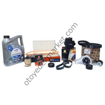 Peugeot 307 (2001-2008) 1,4 Dizel Ağır Bakım Seti (Orijinal Eurorepar)