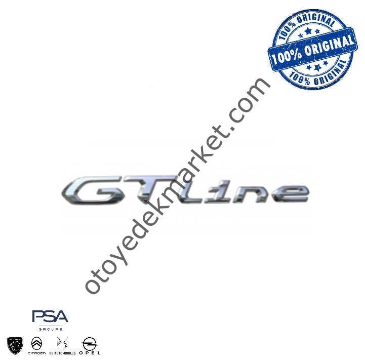 Peugeot 2008 (2020-2023) Ön Çamurluk ''GT Line'' Yazısı (Orijinal)