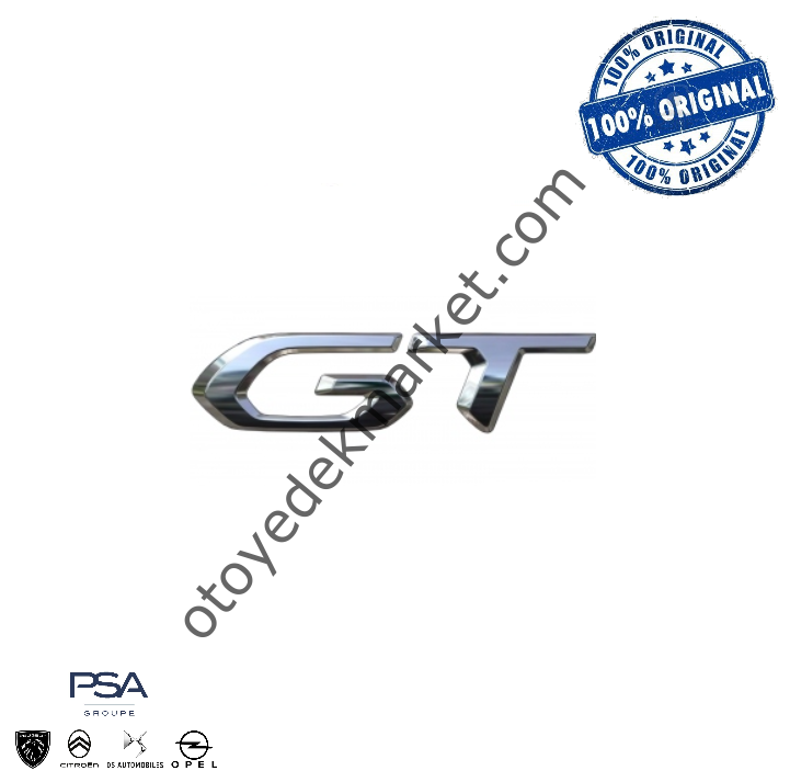 Peugeot 2008 (2020-2023) Ön Çamurluk ''GT'' Yazısı (Orijinal)