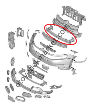 Citroen C5 Aircross (2019-2025) Ön Tampon Demiri (Orijinal)