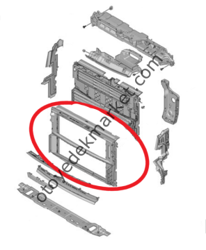 Peugeot 308 (2022-2023) Fan Davlumbazı (Orijinal)