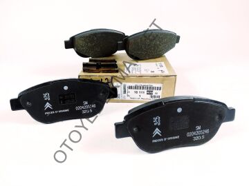 Peugeot 307 (2001-2008) 1.6 Hdi Ön Fren Balata Takımı (Orijinal)