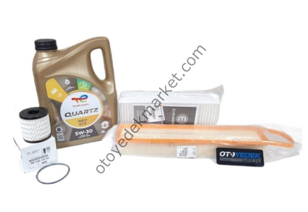 PEUGEOT 3008 (2008-2015) 1.6 VTİ BENZİNLİ FİLTRE SETİ +5W30 YAĞ (ORİJİNAL)