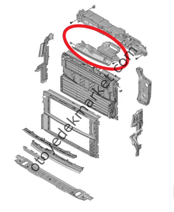Peugeot 308 (2022-2023) Ön Panel Üst Hava Kanalı (Orijinal)