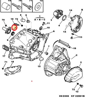 PEUGEOT 307 (2003-2008) DİZEL PRİZDİREK KEÇESİ (İTHAL)