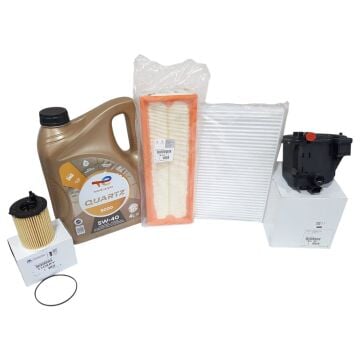 Citroen C4 (2002-2010) 1,6 Hdı Filtre Seti (Orijinal) Ve 5w40 Motor Yağı