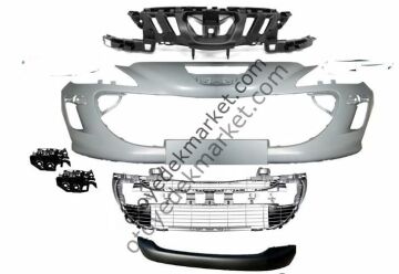 PEUGEOT 308 (2007-2013) DOLU ÖN TAMPON (2008-2013) (phira) ön tampon,tampon ızgara,alt,bağlantı tk,orta kuşak,üst panjur