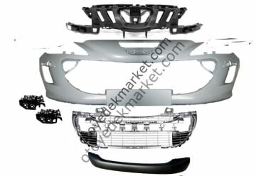 PEUGEOT 308 (2007-2013) DOLU ÖN TAMPON (2008-2013) (phira) ön tampon,tampon ızgara,alt,bağlantı tk,orta kuşak,üst panjur