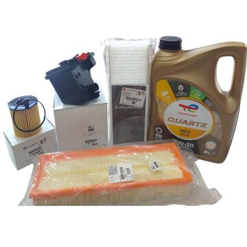 Peugeot 5008 (2009-2011) 1.6 Hdi Filtre Seti Ve 5w30 Motor Yağı (Orijinal)