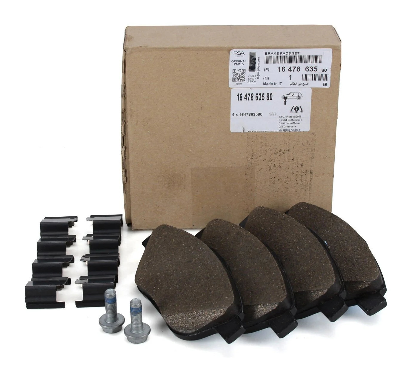 Peugeot 208 (2021-2024) 1.5 ve 1.2 Ön Fren Balata Takımı (Orijinal)