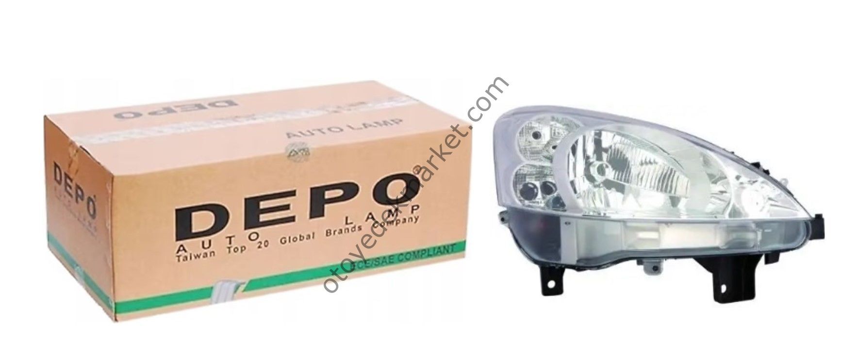 Peugeot Partner Tepee (2008-2011) Sol Ön Far (Depo)