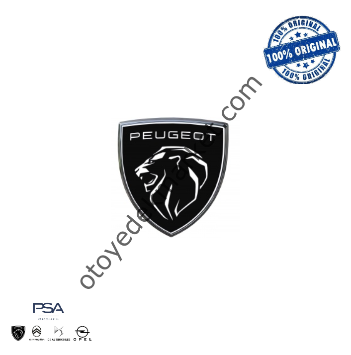 Peugeot 308 (2022-2023) Arka ''Aslan'' Amblemi (Orijinal)