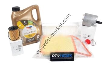 Citroen C4-DS4 (2011-2015) 1.6 Dizel Euro5 Filtre Bakım Seti (Orijinal) Ve 5w30 Motor Yağ