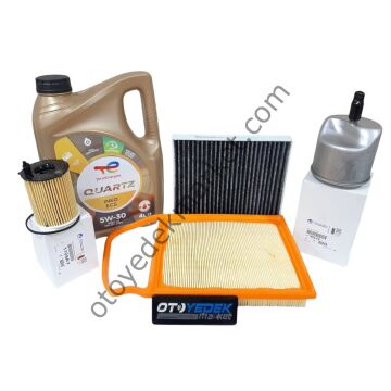 Peugeot 308 (2011-2014) 1,6 Hdi Euro 5 Filtre Seti (Orijinal) Ve 5W30 Motor Yağ