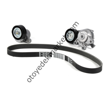 Peugeot 3008 (2012-2016) 1.6 e-Hdi Stop&Start Alternatör Kayış ve Rulman Seti (Gates)