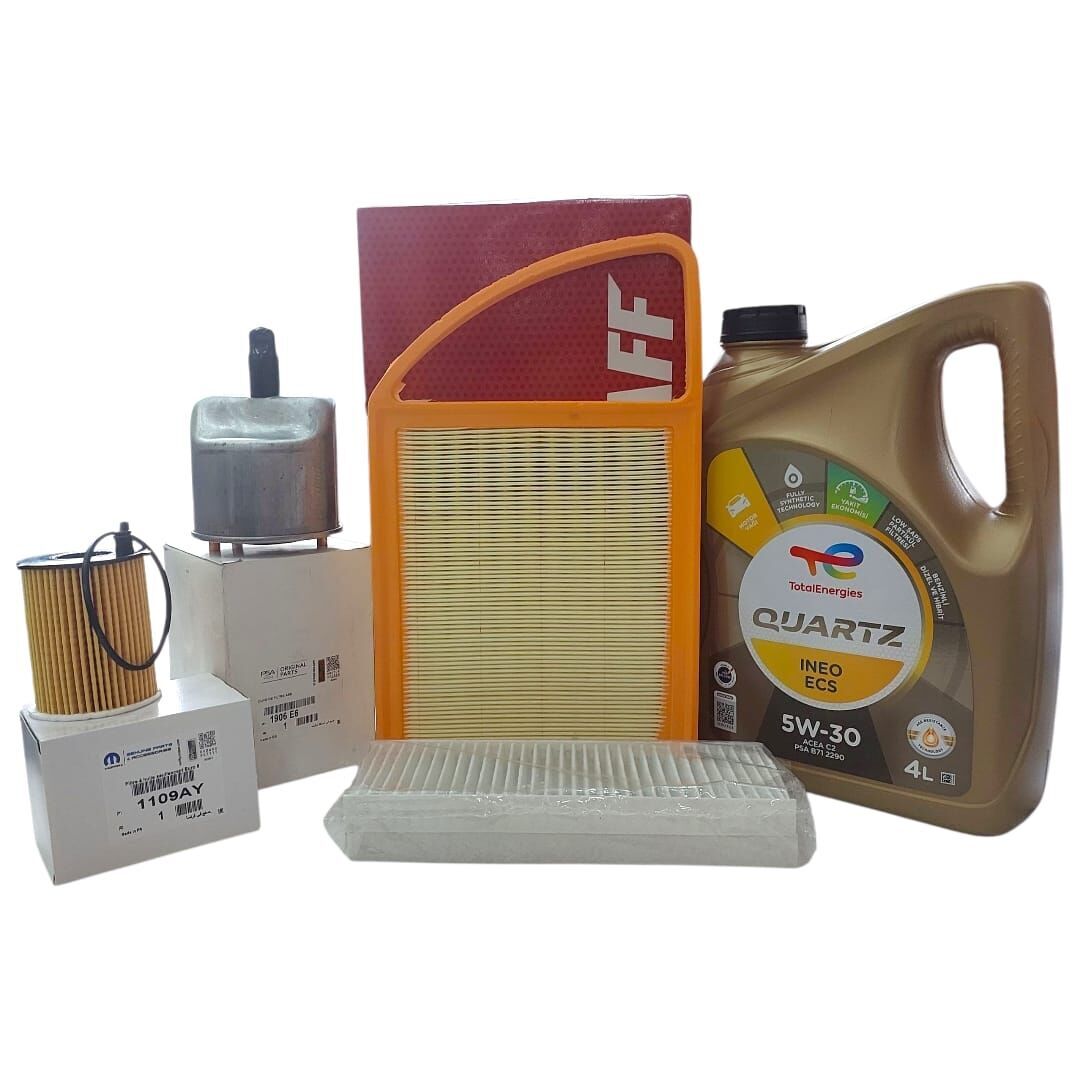 Peugeot 301 (2012-2017) 1.6 Hdi Filtre Seti ve 5w30 Yağ (Orijinal)
