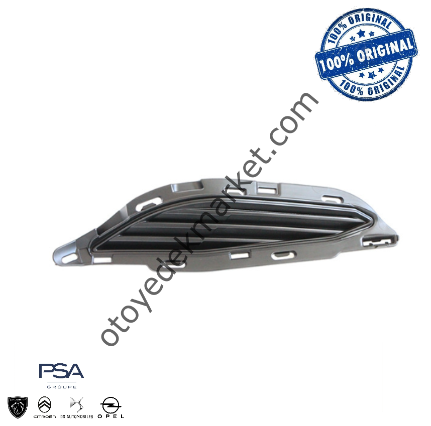 Peugeot 308 (2022-2023) Arka Tampon Sol Izgara Kapağı (Orijinal)