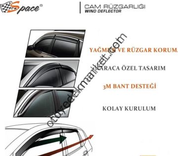 PEUGEOT 307 2005- MUGEN CAM RÜZGARLIGI 4 LÜ TK