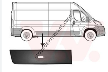 Peugeot Boxer (2007-2014) Sağ Arka Çamurluk Ön Bandı (Orijinal)
