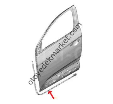 Peugeot 3008 (2016-2023) Sağ Ön Kapı Lastik Fitili (Orijinal)