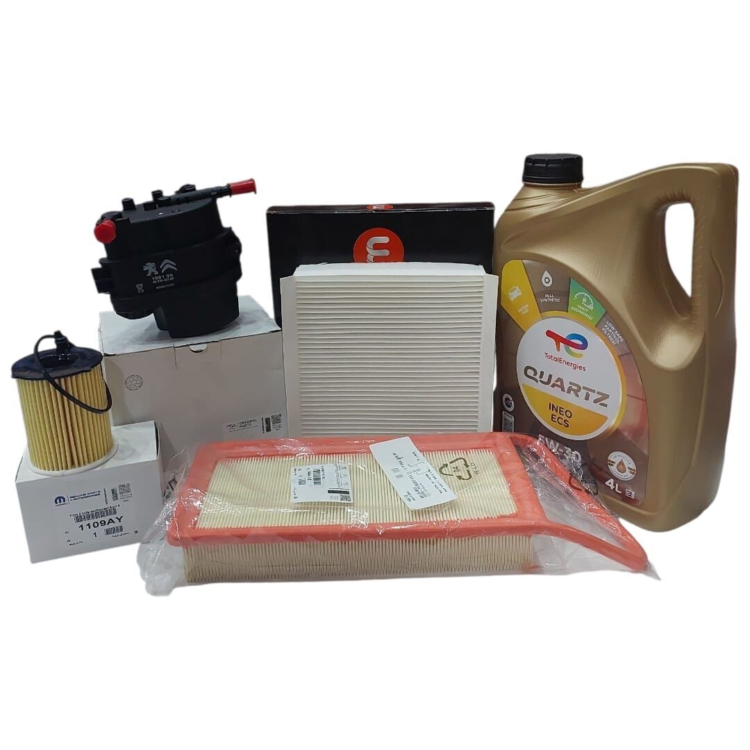 Peugeot Bipper (2008-2013) 1.4 Hdı Bakım Set (Orijinal) Ve 5w30 Motor Yağ