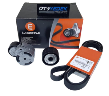 Peugeot 206 (2003-2011) 1.4  Hdi Alternatör Kütüklü Kayış Seti (Orijinal Eurorepar)