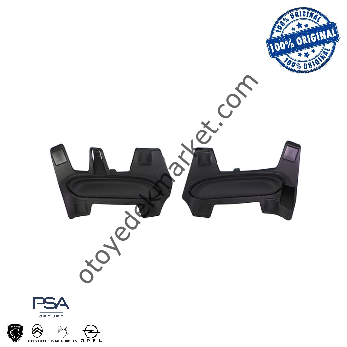 Citroen C5 Aircross (2019-2022) Ön Tampon Köşe Kapakları (Orijinal)