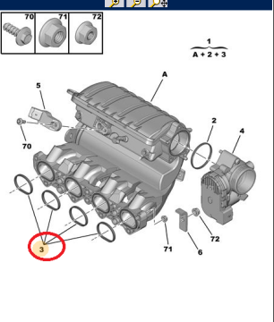 Peugeot 307 (2001-2008) 1.6 Benzinli Emme Manifold Contası (Supsan)