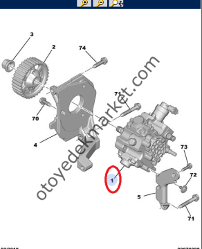 PEUGEOT 307 (2002-2008) 1,6 HDI YAKIT POMPASI (ORJİNAL)
