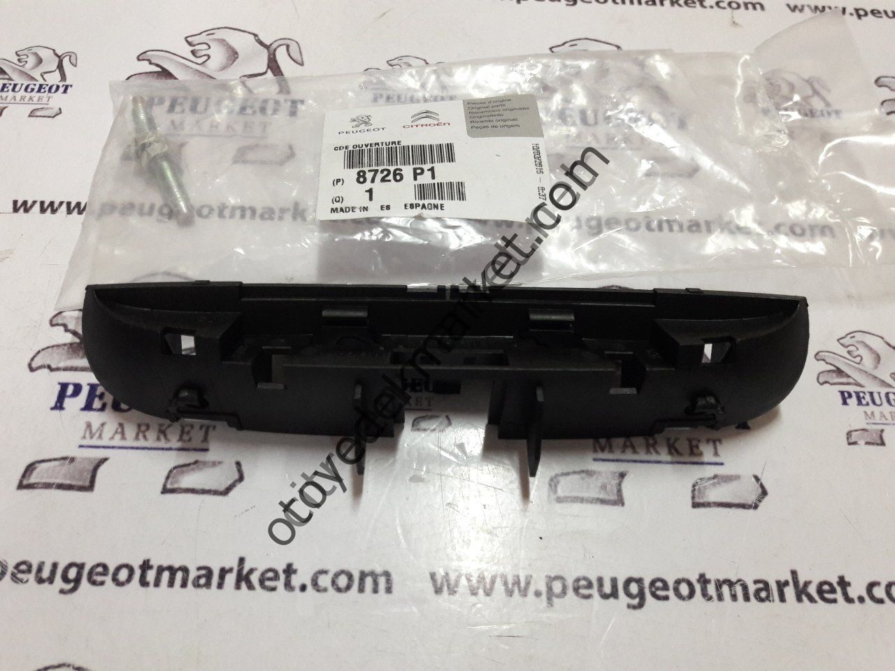 PEUGEOT 307 BAGAJ AÇMA KOL PLASTİĞİ