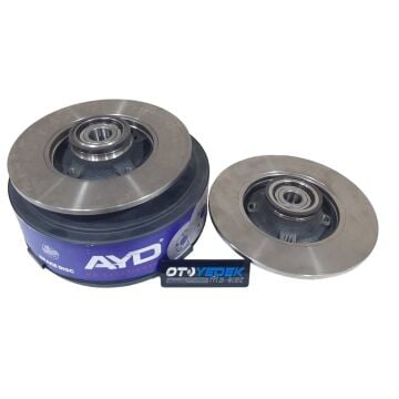 Peugeot 208 (2012-2019) Rulmanlı Arka Fren Disk Takımı (Ayd)