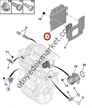 PEUGEOT 307 1,4 HDI ENJEKSİYON BEYNİ
