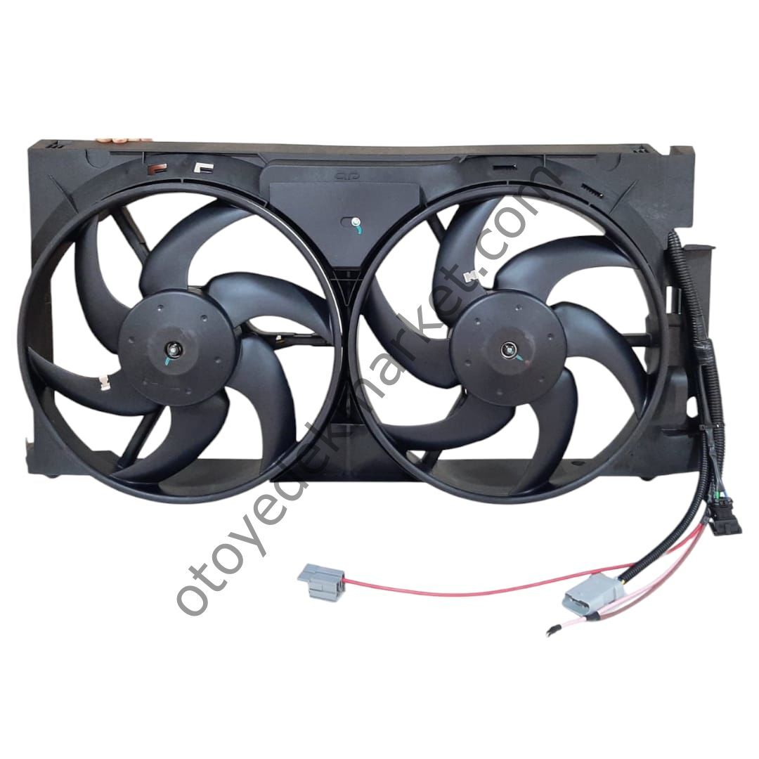 Peugeot Partner (1998-2003) Çiftli Fan Motor Davlumbaz Takımı (İthal)