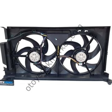 Peugeot Partner (1998-2003) Çiftli Fan Motor Davlumbaz Takımı (İthal)