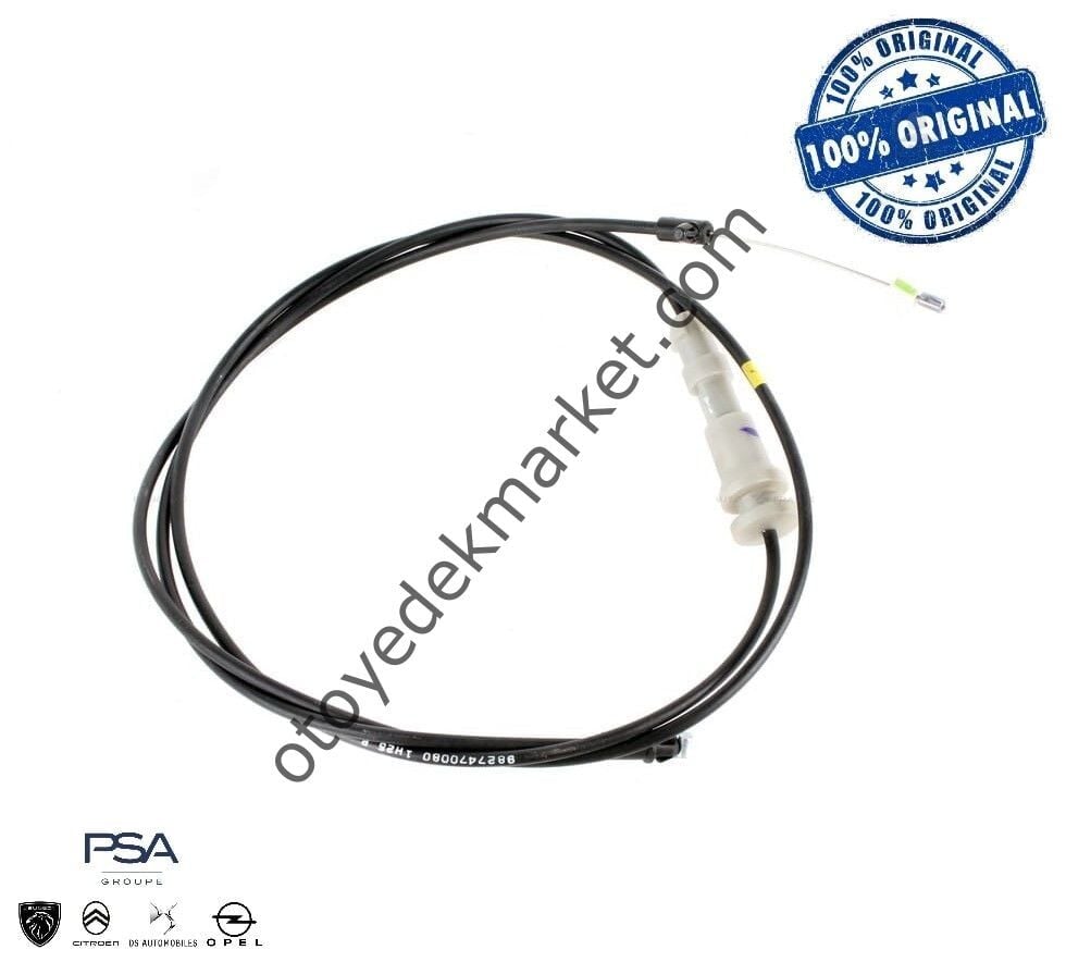 Peugeot 2008 (2020-2023) Kaput Açma Teli (Orijinal)