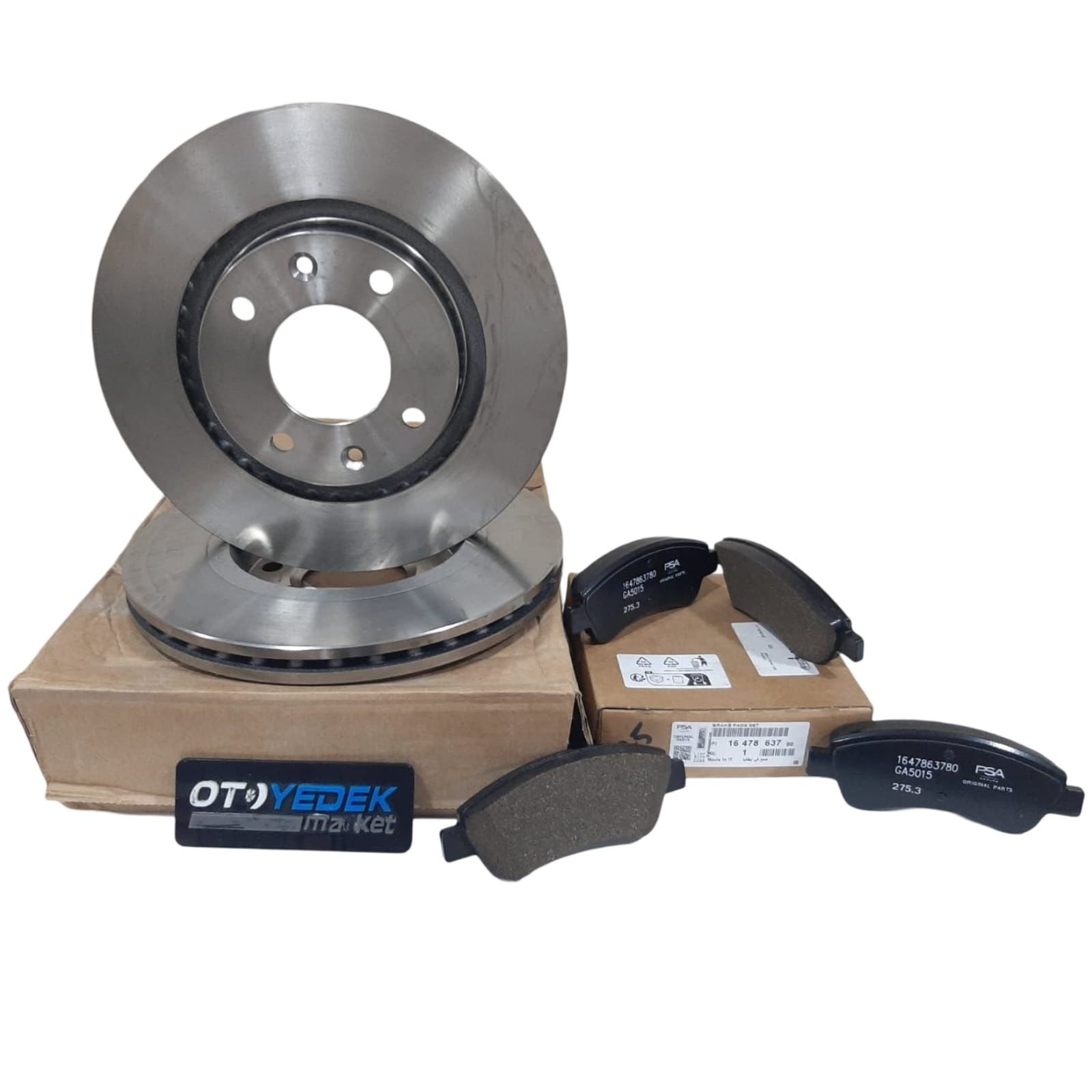 Peugeot 307 (2001-2008) 1,6 Benzinli Ön Fren Balata Ve Disk Takımı (Orijinal)
