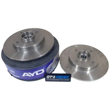 Peugeot 307 (2001-2008) Rulmanlı Arka Fren Disk Takımı (Ayd)