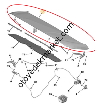 Citroen Berlingo (2024-2025) Motor Kaputu (Orijinal)