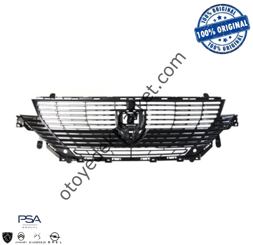 Peugeot 308 (2022-2023) Ön Tampon Orta Izgarası (Orijinal)