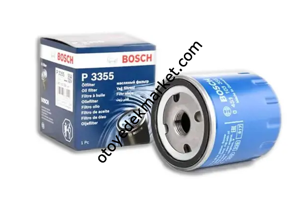 Peugeot 206 (2002-2007) 2.0 Benzinli Gti ve RC Yağ Filtresi (Bosch)