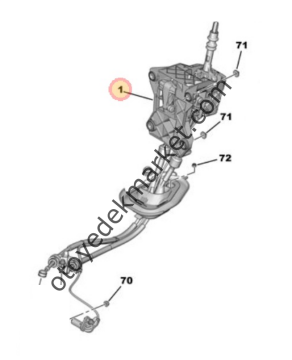 Peugeot Rifter (2018-2024) Vites Kumanda Kutusu (Orijinal)