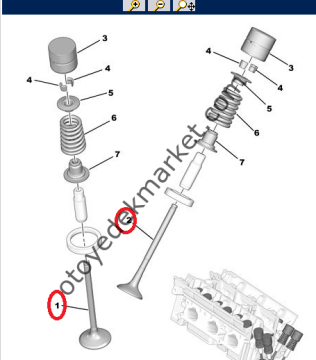 Citroen Berlingo (2001-2008) 1,9 Subap Takımı (Güneş)