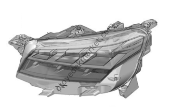 Peugeot Rifter (2024-2025) Sol Ön Far (Aluure ve Gt Line) (Orijinal)