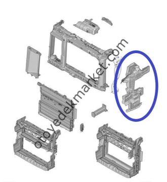 Peugeot 2008 (2020-2023) Ön Panel Sol Yan Bakaliti (Orijinal)