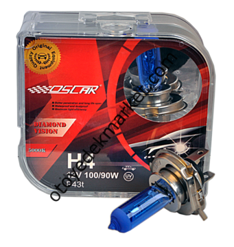 Ampul Beyaz Işık 12V H4 Diamond 100W