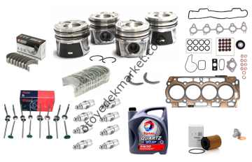 Citroen Berlingo1,6 HDI (2012-2018) Euro5 Komple Motor Seti piston tk.ana kol yatak,contalar,subap tk.yağ,