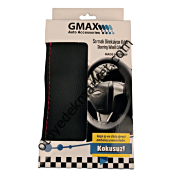 Direksiyon Kılıfı Dikmeli Düz Siyah (gmax)
